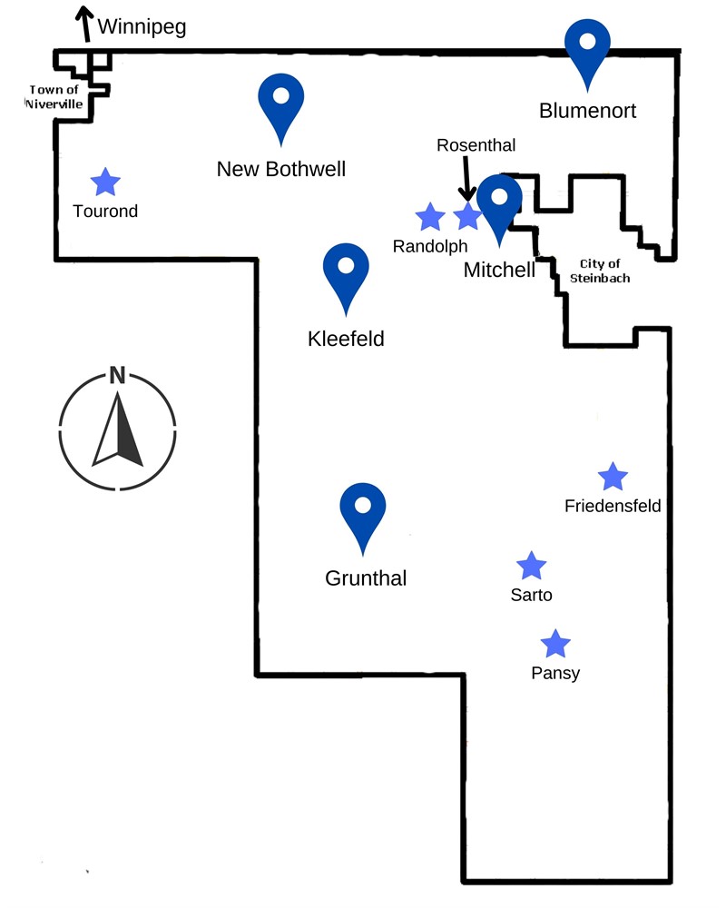 RM of Hanover Map
